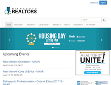 Tablet Screenshot of mnrealtor.com